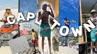 stuck in sun city x cape town vlog /food/beach/quadbiking