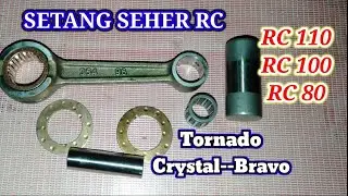 Ukuran setang seher RC series(RC 110/100/80)tornado,crystal,bravo....