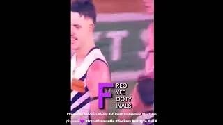 Freo top 8 baby #AFL # dockertv #write in the comment ur fav footy team #respect to original creator