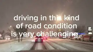 Winter Driving in Red Deer, Alberta. Beware&hellip;