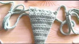 Bikini Häkelanleitung [3] String Tanga Slip