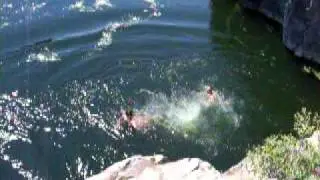MT Hardy Creek cliff diving
