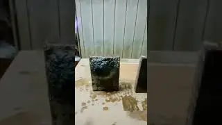 AMI fire resistant paint applied on PVC floor burning test
