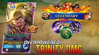 TOP GLOBAL ROGER TRINITY BUILD IS BROKEN!! - ROGER BEST BUILD 2025 - MLBB