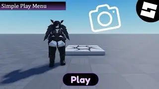 Roblox Studio Simple Play Menu Showcase (Give away)