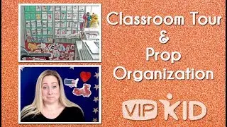 My VIPKID Classroom Tour and Prop Organization