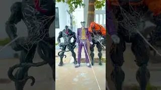 Babay Spider man battle Venom and Joker | Marvel Toys #spiderman #marvel #superman