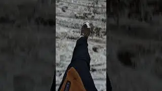 Walking on Crunchy Snow (Real ASMR) ❄️ #shorts