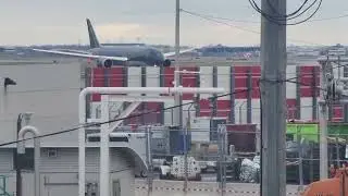 Royal Jordanian aircraft with new livery landing in Montreal 