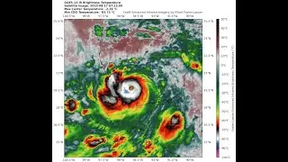 Hurricane Karl (2010) GOES-13 FozIR Satellite Imagery