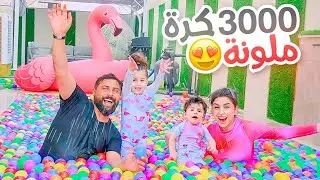 فاجأنا أولادنا بأكبر مسبح للكرات الملونة!! ردت فعلهم😍 | ريتشو و ننوش