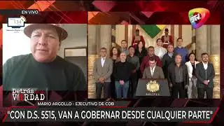 COB: “No vamos a permitir que cr1minal1cen el bloqueo”El máximo ejecutivo de la Central Obrera Boliv