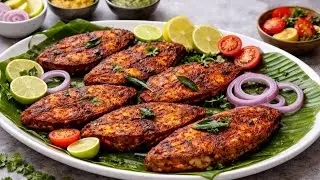 Vanjaram Fish Fry | Crispy Seer Fish Fry in Tamil | Hotel Style Fish Fry #fishfry