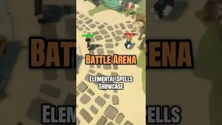 Roblox Battle Arena elemental spells showcase #newgameinroblox #roblox #robloxpvp