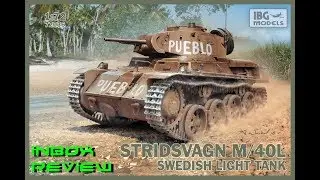 IBG Models 1/72 Stridsvagn m/40L Inbox Review