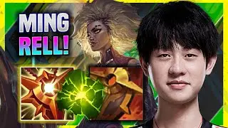 LEARN HOW TO PLAY RELL SUPPORT LIKE A PRO! - RNG Ming Plays Rell SUPPORT vs Rakan!