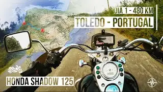 480 Km con mi Honda Shadow 125  Toledo - Portugal / Dave Project