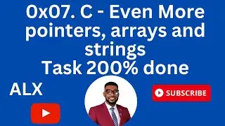0x07  C   Even more pointers, arrays and strings