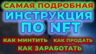 NFT ИНСТРУКЦИЯ - ОТ МИНТА ДО ПРОДАЖИ + КАК ЗАРАБОТАТЬ НА NFT