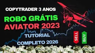 🤖 COPYTRADER | TUTORIAL - ROBO AVIATOR FX 2023 | 3 ANOS LIGADO COM MYFXBOOK PARA PROVAR  #sandukfx