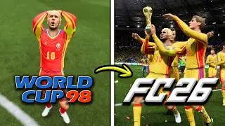 Jucăm WORLD CUP 98 &icirc;n FC 26 cu Naționala Rom&acirc;niei 🏆