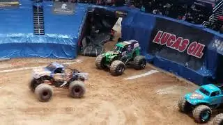 Monster Jam Washington DC Captial One Arena Stone Crusher Freestyle Run (Chad Tingler)