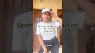 Spall spill hari ini: Visor hat dari Nu Fit #sportswear #nufit #visorhat #fypyoutube #running