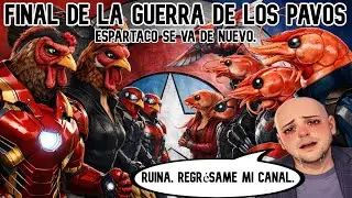 Espartaco 18 se va de nuevo; Momox pierde su canal (final de la guerra de los pavos).