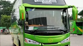 review armada yang tebaru dari pt puspa jaya medium bus #cebolechannel