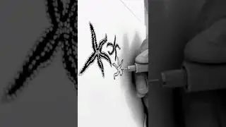 Satisfying Starfish drawing with a surprise twist ❤️