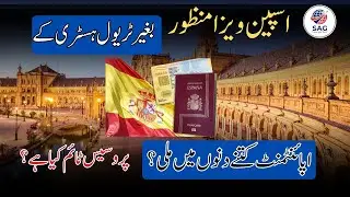 Spain Visit Visa From Pakistan 2026 | Appointment, Requirements & Processing Time