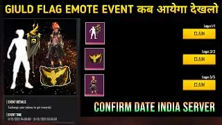 Guild Flag Emote Event Free Fire | Free Fire Guild Flag Emote Redeem Code | Free Fire New Event 2022