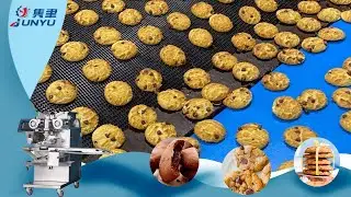 Semi-automatic filling cookie production line Cookies making machine how to start cookies business