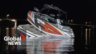 Boat collision on Okanagan Lake sends multiple people to hospital