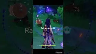 Raiden buffed thanks hoyo😌 #genshinimpact #raidenshogun #glitch
