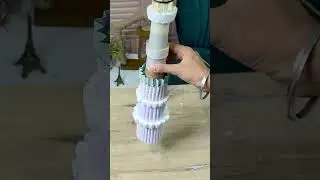 DIY qutub minar model for school project #shorts #qutubminar