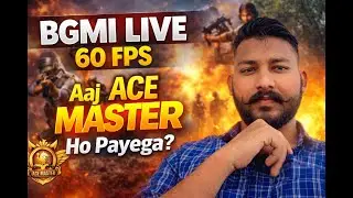🔴  60 FPS BGMI Live Stream | ACE Master Promotion Today 💯@BattlegroundsMobile_IN