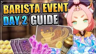 Of Drink A-Dreaming Bartender Event Day 2 (Tavern Tales 3 & 4) Genshin Impact Barista Guide