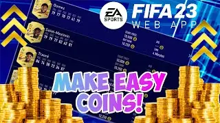 MAKE EASY COINS ON THE FIFA 23 WEP APP!! FIFA 23 WEB APP START GUIDE AND TRADING TIPS