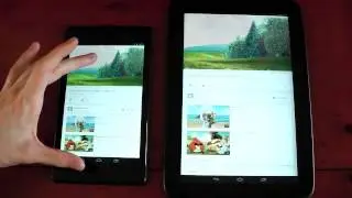 Nexus 7 (2013) vs Nexus 10  - Speed / Screen Comparison