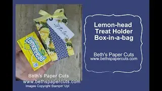 Simple Citrus Blooms Treat Holders, perfect for Lemon-head Candy! Beth's Paper Cuts