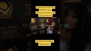 Filmmaker gems 💎 Anthony Ecclissi  Carly Fawcett at OWTFF hosted by Sabine Mondestin 🎬#OWTFF #Shorts