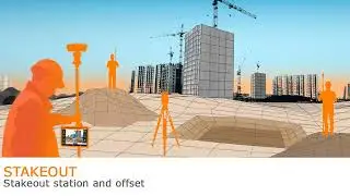 X-PAD Tutorials: STAKEOUT Stakeout station and offset