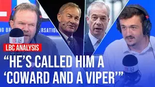 Ex-Reform MP goes in on Farage as 'verbal threat' charges dropped | LBC