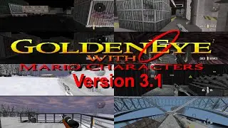 Я добавил еще 15 многопользовательских карт в GoldenEye с персонажами Марио [Мод]