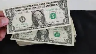 $200 One Dollar Bill Hunt! Fancy serials and star note search!