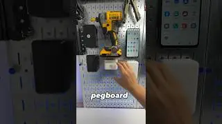 Magnets for mounting frequently used tools on my pegboard #wallcontrol