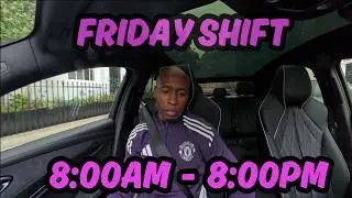 London Uber Driver Vlog | 8:00am to 8:00pm | Friday Shift | Earnings