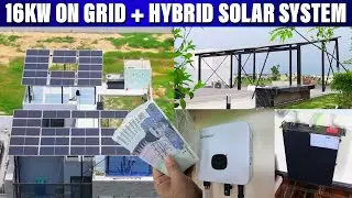 16KW On Grid + Hybrid Solar System in DHA Phase 7 | 16Kw Solar System