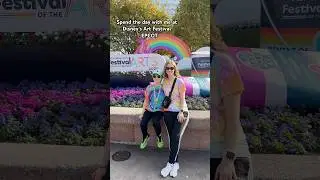 DISNEY ART FESTIVAL 🎨 #shorts #disney #art #epcot #artfestival #epcotfestival #figment #travel #fyp